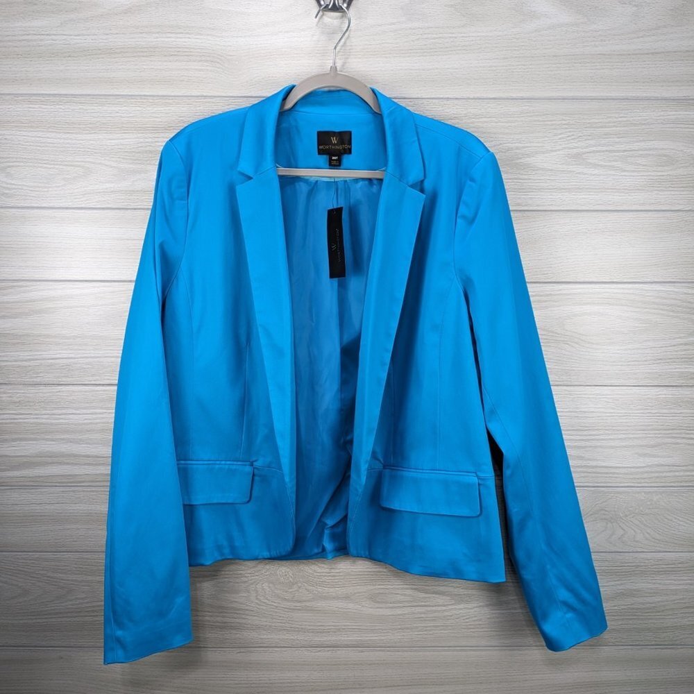 NWT Worthington Fresh Blue Blazer